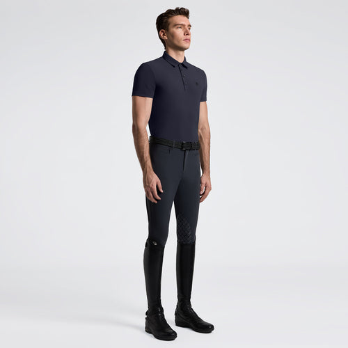 Cavalleria Toscana Herren Trainingspolo Kurzarm – Navy