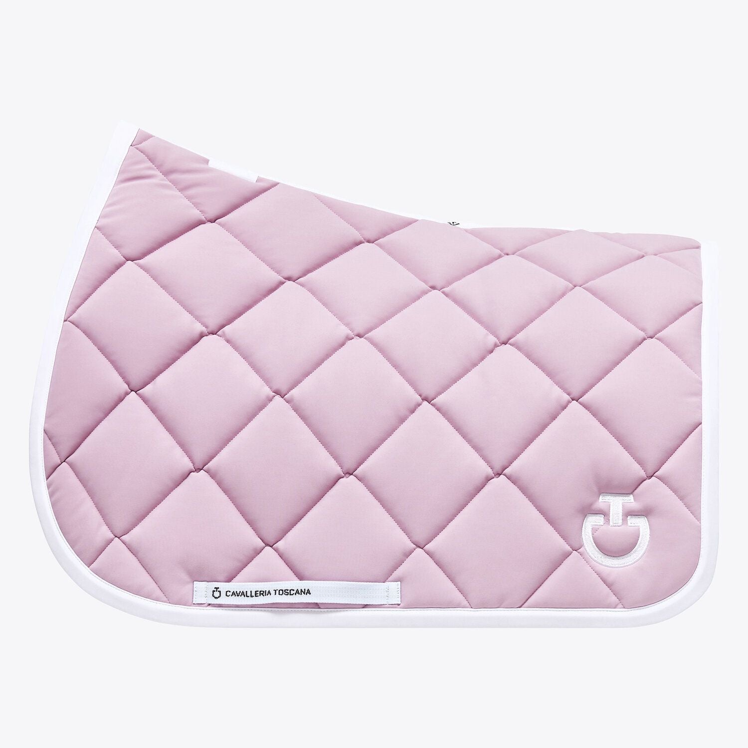 Diamond Quilted Jersey Jumping Saddle Blanket Pale Mauve