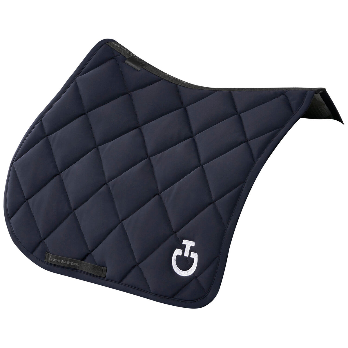 Cavalleria Toscana Springschabracke Diamantsteppung Navy Detail