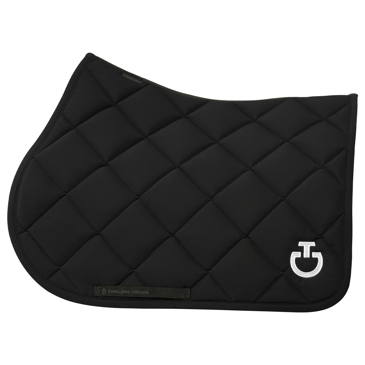 Cavalleria Toscana Springschabracke Diamantsteppung Schwarz
