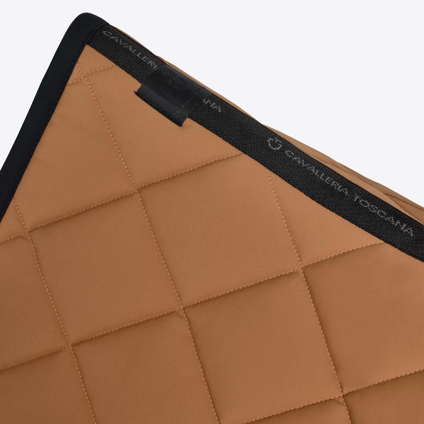 Cavalleria Toscana Dressurschabracke Camel Schwarz Detail