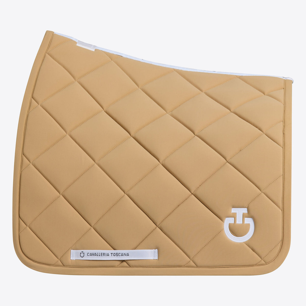Cavalleria Toscana Dressurschabracke Diamantsteppung Tan