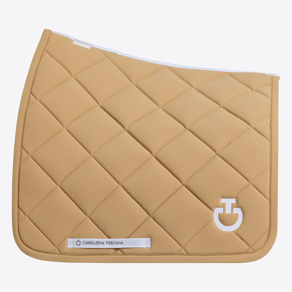 Cavalleria Toscana Dressurschabracke Diamantsteppung Tan