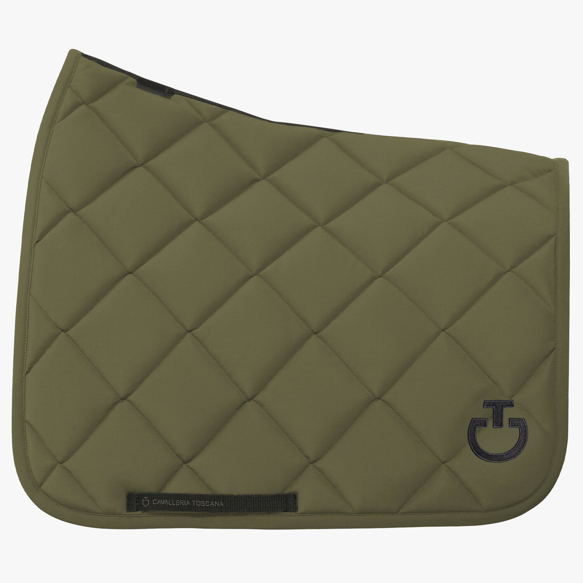 Cavalleria Toscana Dressurschabracke Diamantsteppung Winter Moss