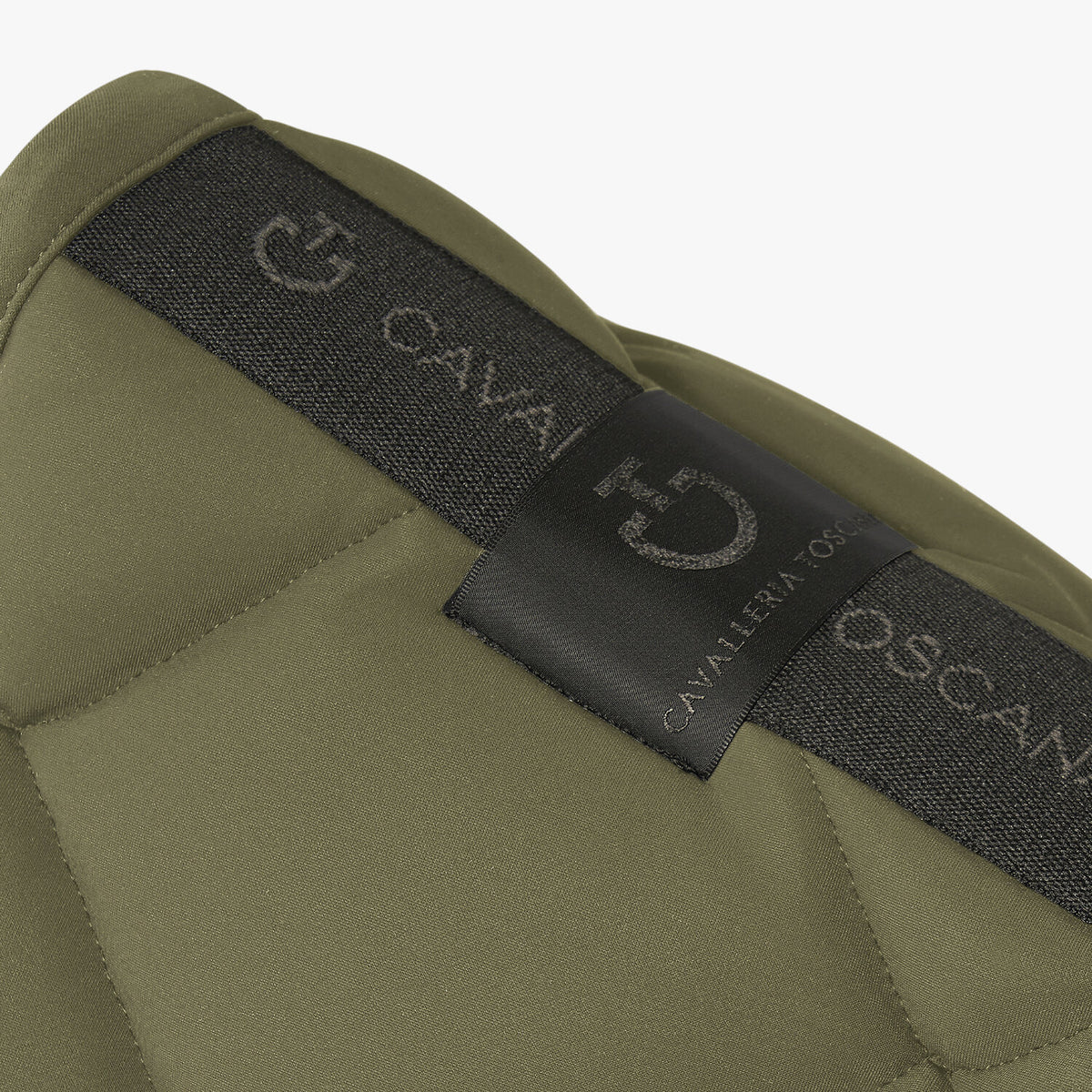 Cavalleria Toscana Dressurschabracke Winter Moss Detail