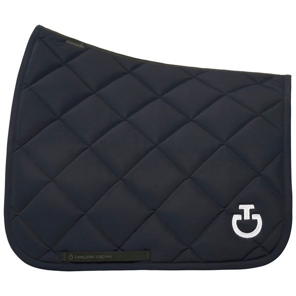 Cavalleria Toscana Dressurschabracke Diamantsteppung Navy