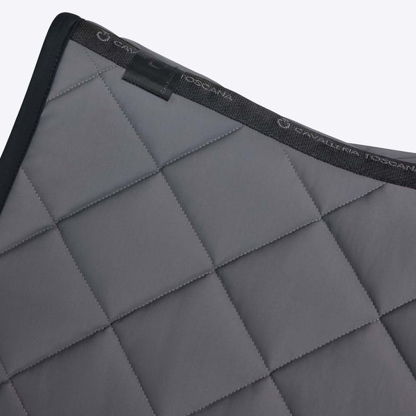 Cavalleria Toscana Dressurschabracke Anthrazit Schwarz Detail