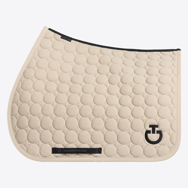 Cavalleria Toscana Springschabracke Wellensteppung Beige