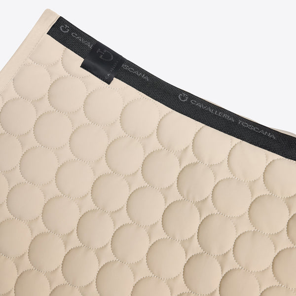 Cavalleria Toscana Springschabracke Wellensteppung Beige Detail