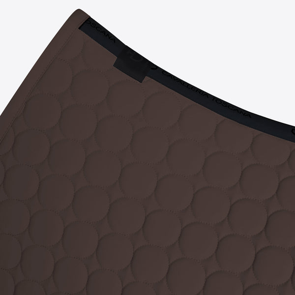 Cavalleria Toscana Springschabracke Wellensteppung Espresso Detail