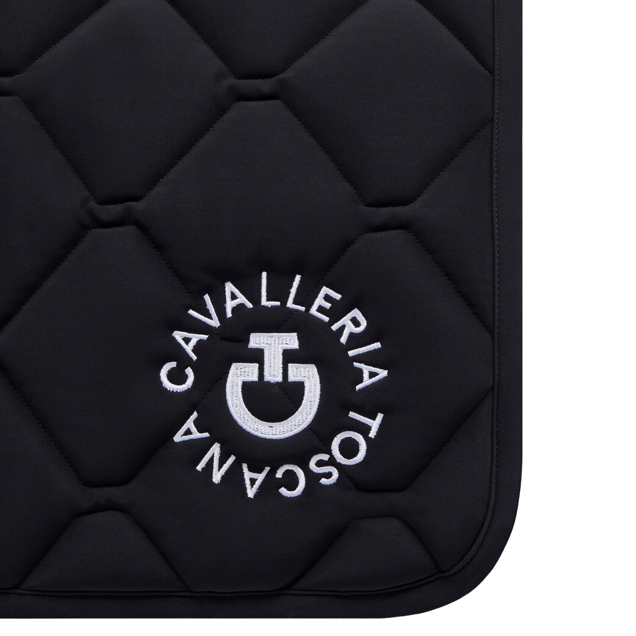 Cavalleria Toscana saddle pad quilted saddle pad made of breathable technical jersey.