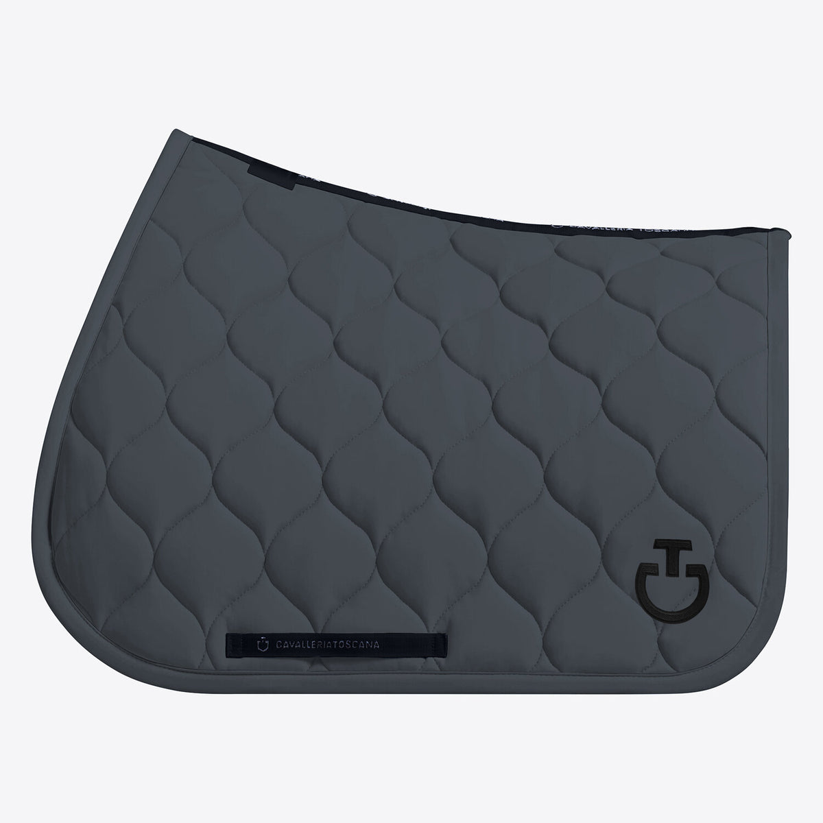 Cavalleria Toscana Springschabracke Wellensteppung Charcoal Grey