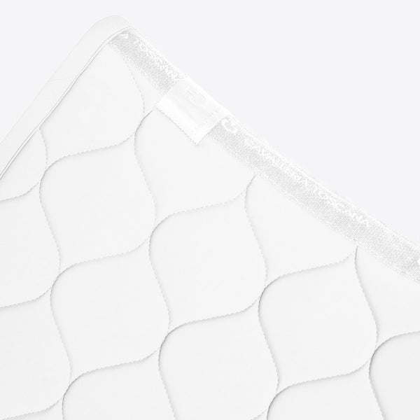 Cavalleria Toscana Dressurschabracke Kreissteppung Weiß Detail
