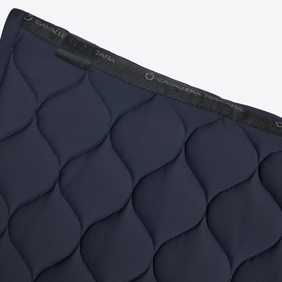 Cavalleria Toscana Dressurschabracke Navy Ton in Ton Detail