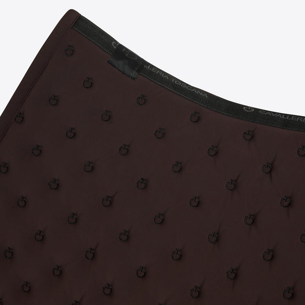 Cavalleria Toscana Springschabracke Logostickerei Espresso Detail