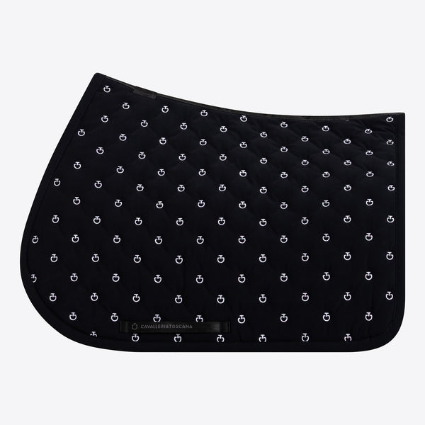 Cavalleria Toscana Springschabracke mit Logostickerei Schwarz
