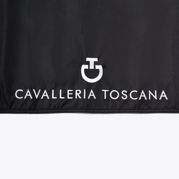 Cavalleria Toscana Boxenvorhang Schwarz Detailansicht