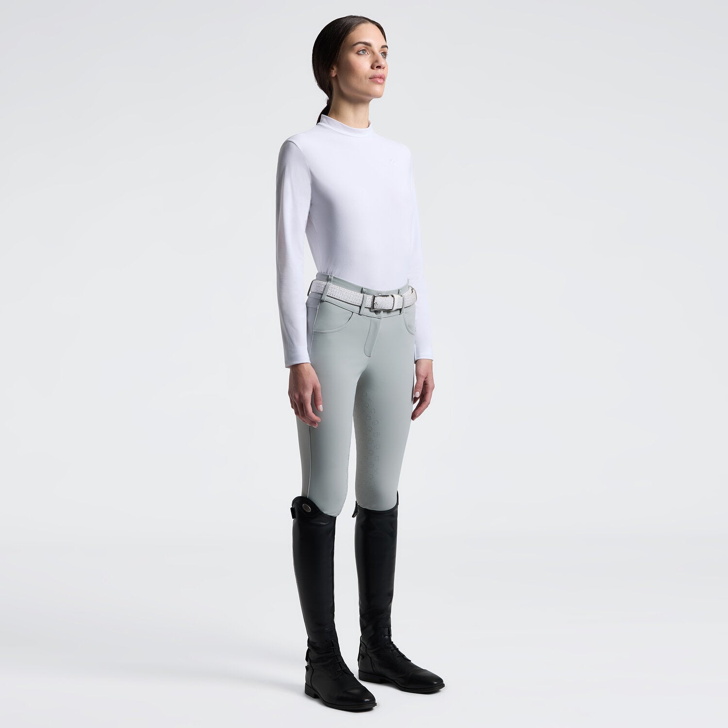 Cavalleria Toscana Damen T-Shirt Jersey – Weiß