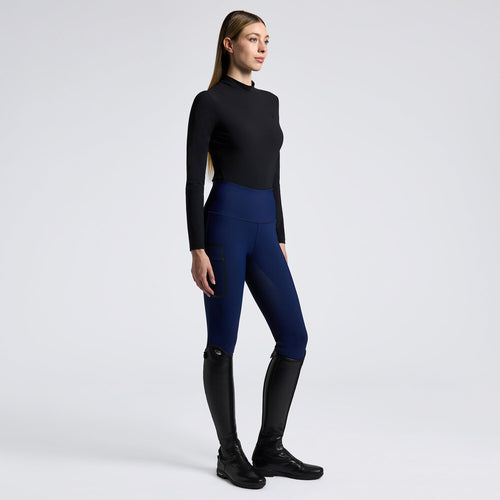 Cavalleria Toscana Damen T-Shirt Jersey – Schwarz