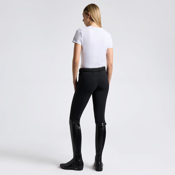 Cavalleria Toscana Damen Baumwollshirt Weiß Detail