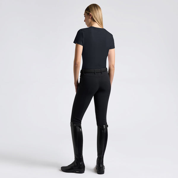 Cavalleria Toscana Damen Baumwollshirt Navy Detail