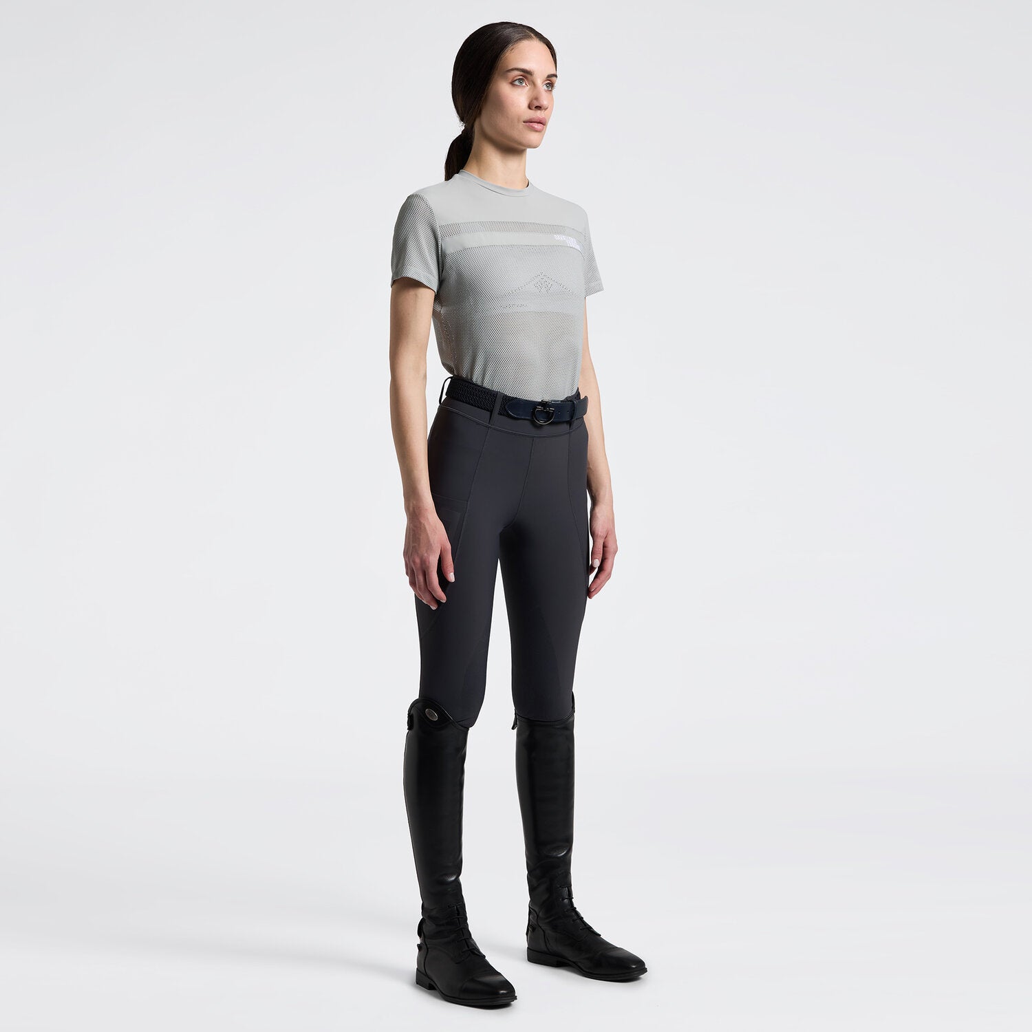 Cavalleria Toscana Damen T-Shirt Perforated – Belgian Block