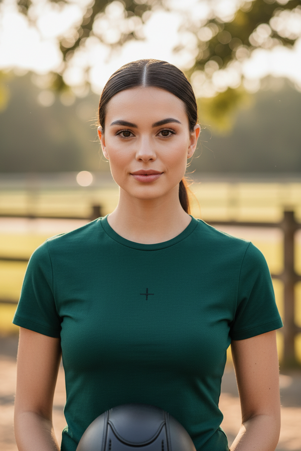 ATHL Perforated T-Shirt – Spruce Green | Trolle Company