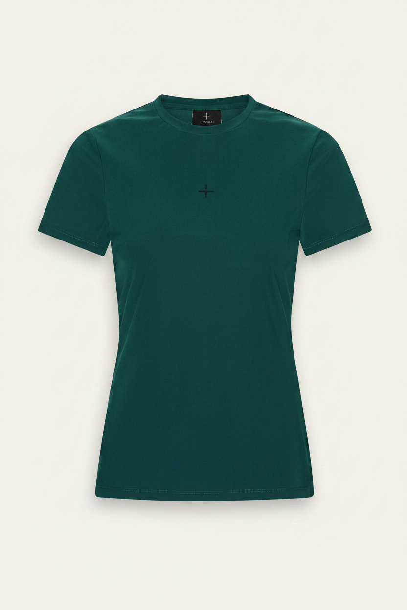 ATHL Perforated T-Shirt – Spruce Green | Trolle Company