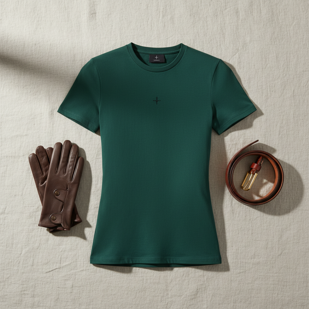ATHL Perforated T-Shirt – Spruce Green | Trolle Company