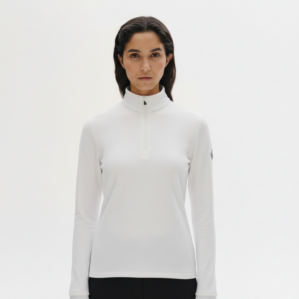 Trolle Tech Fleece Half Zip Sweatshirt – Female | Atmungsaktives Outdoor-Reitshirt aus Mikrofleece