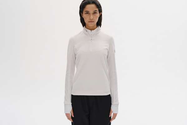 Trolle Tech Fleece Half Zip Sweatshirt – Female | Atmungsaktives Outdoor-Reitshirt aus Mikrofleece