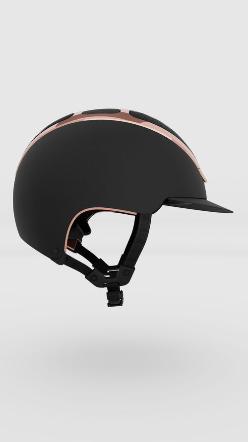KASK Dogma Chrome Schwarz/Everyrose – Seitenansicht