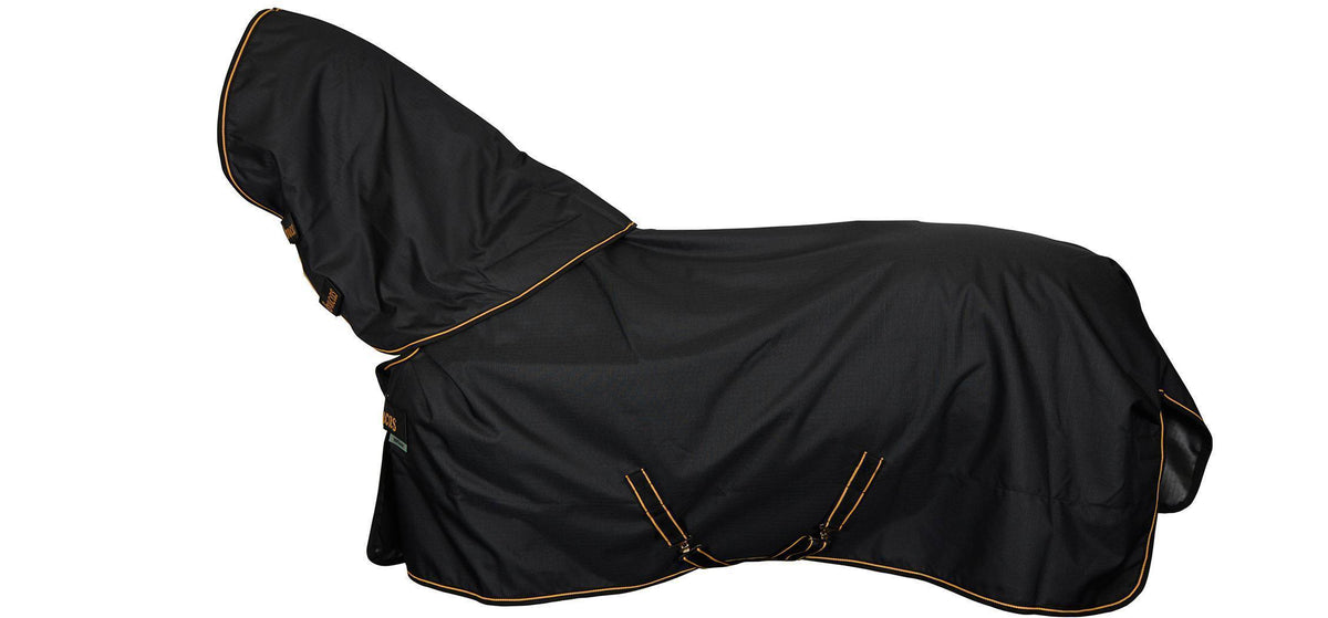 Bucas Irish Turnout Halsteil in Schwarz/Gold