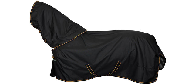 Bucas Irish Turnout Halsteil in Schwarz/Gold