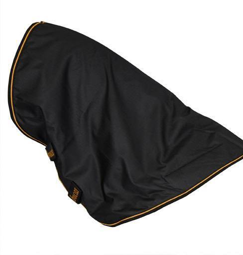Bucas Irish Turnout Halsteil in Schwarz/Gold, Einzelansicht