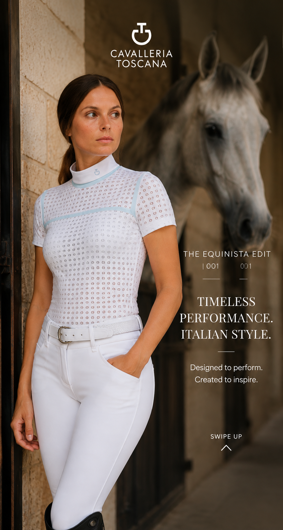 Cavalleria Toscana Damen Competition Polo POD334