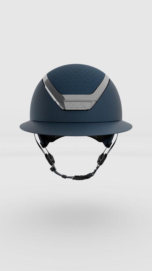 KASK Star Lady Chrome Navyblau/Silber – Vorderansicht
