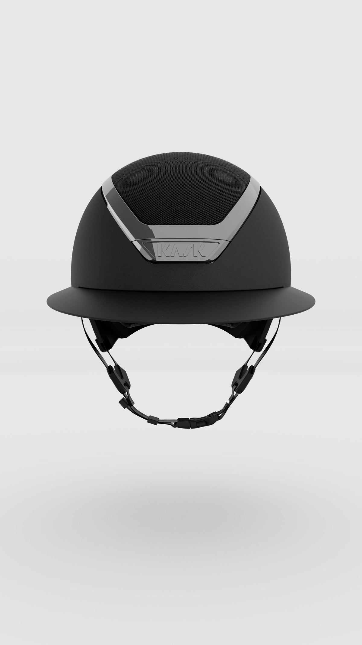 KASK Star Lady Chrome Schwarz/Silber – Vorderansicht