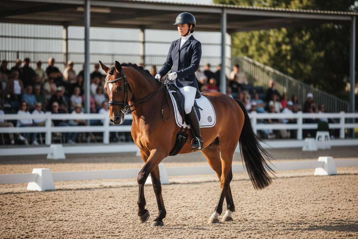 EQUESTRO Equestro Damen-Wettkampfjacke – Ultraleicht & Atmungsaktiv
