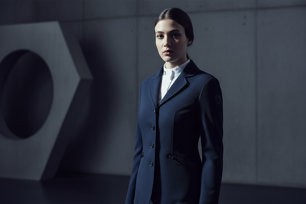 EQUESTRO Equestro Damen-Wettkampfjacke – Ultraleicht & Atmungsaktiv