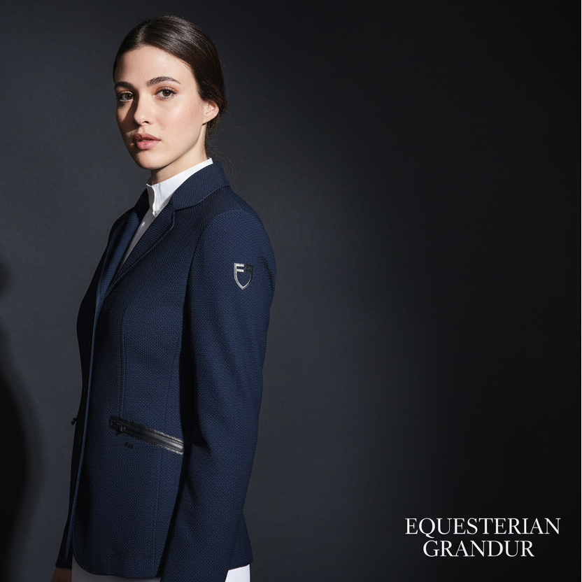 EQUESTRO Equestro Damen-Wettkampfjacke – Ultraleicht & Atmungsaktiv