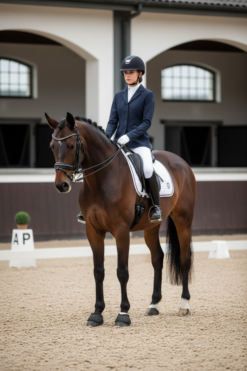 EQUESTRO Equestro Damen-Wettkampfjacke – Ultraleicht & Atmungsaktiv