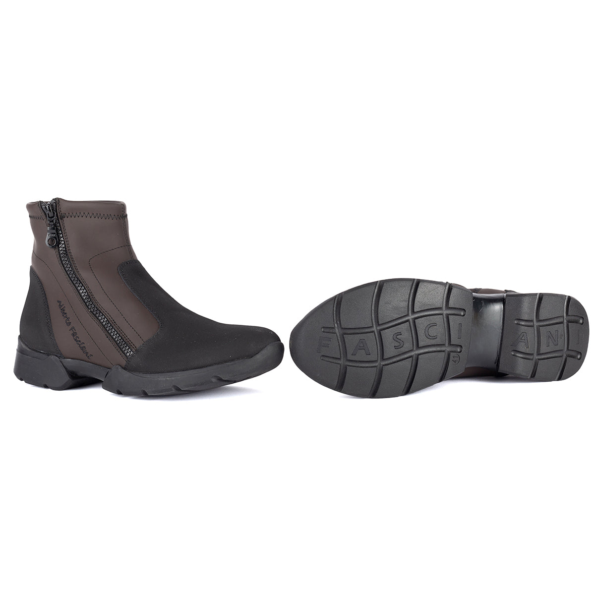 Alberto Fasciani 101 Custo Trainingsstiefelette vegan in Braun – Ansicht 4