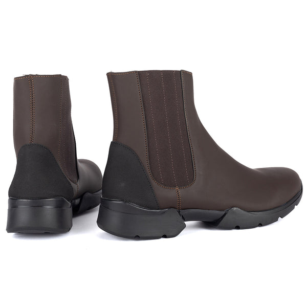 Alberto Fasciani 106 Custo Trainingsstiefelette vegan in Braun – Ansicht 3