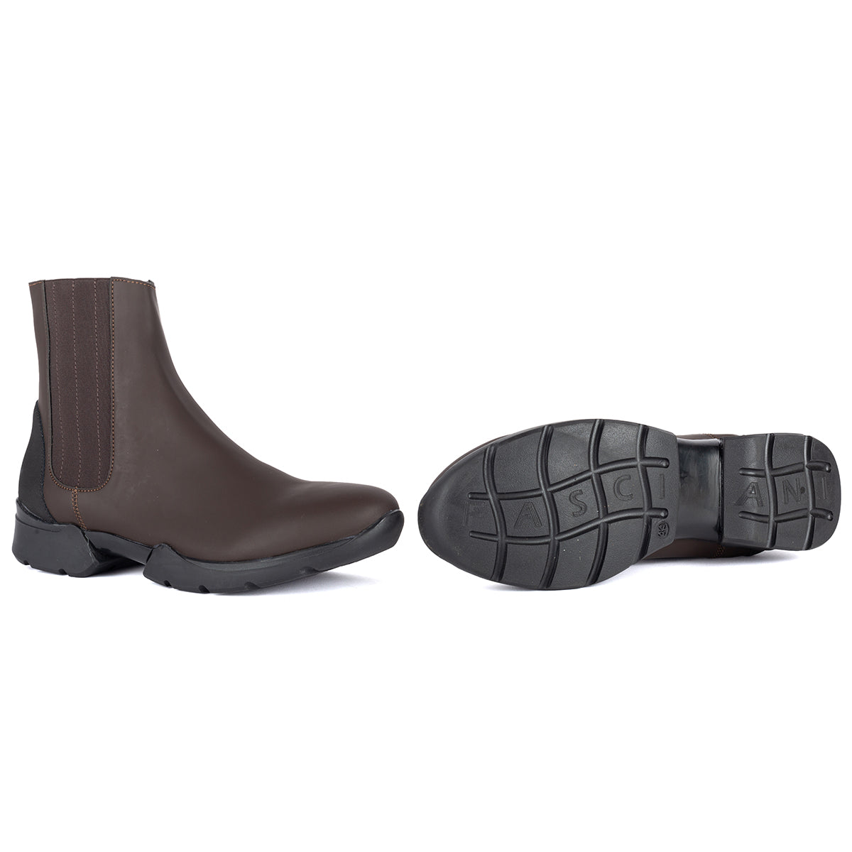 Alberto Fasciani 106 Custo Trainingsstiefelette vegan in Braun – Ansicht 4