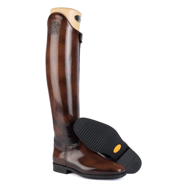 Alberto Fasciani Dressage B2 Picasso Brown Dressurstiefel in Braun glänzend – Ansicht 5