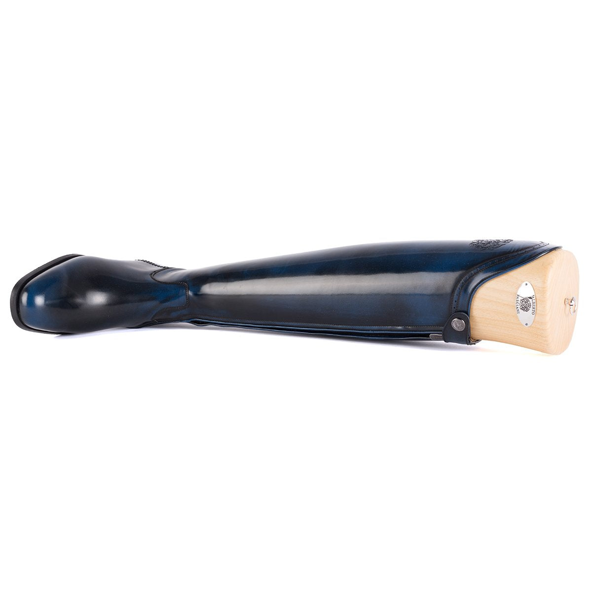 Alberto Fasciani Dressage C1 Indios Blue Dressurstiefel in Blau glänzend – Ansicht 6
