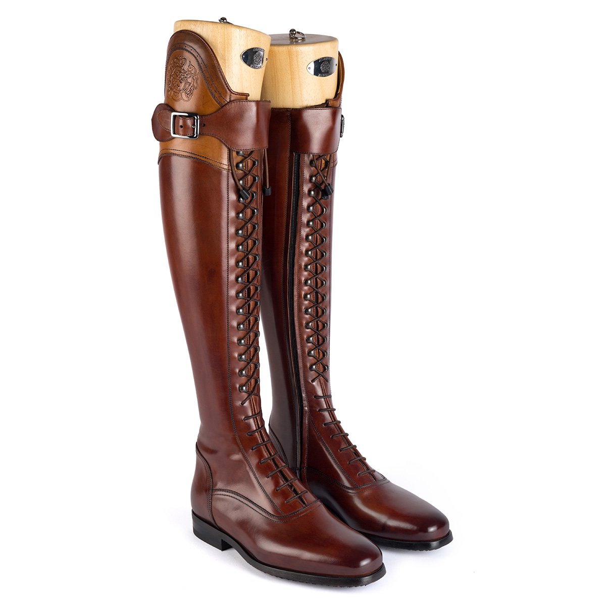 Alberto Fasciani Sirolo Dressage Special Edition Dressurstiefel in Braun – Ansicht 3