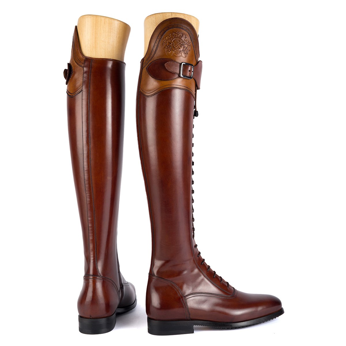 Alberto Fasciani Sirolo Dressage Special Edition Dressurstiefel in Braun – Ansicht 4