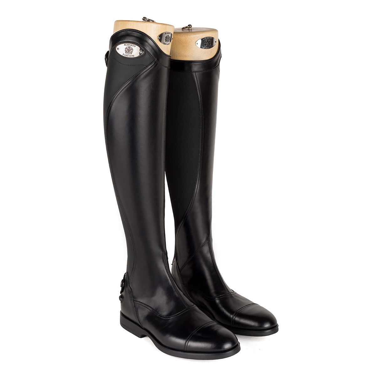 Alberto Fasciani Urbino Plaque Springstiefel in Schwarz – Ansicht 3